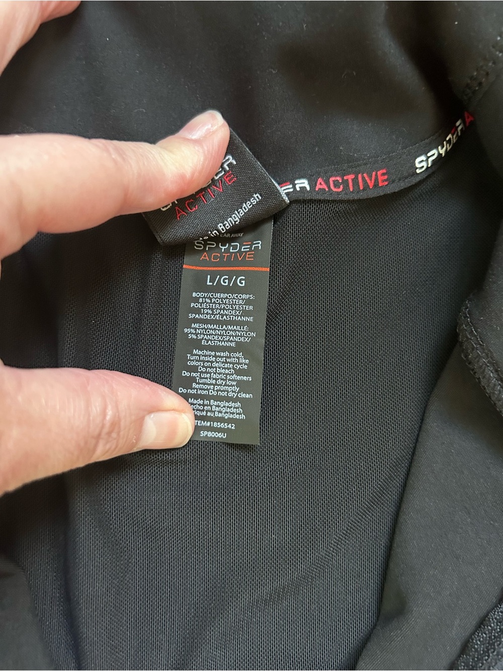 Spyder Women's Black Yoga Jacket size large - Picture 10 of 11